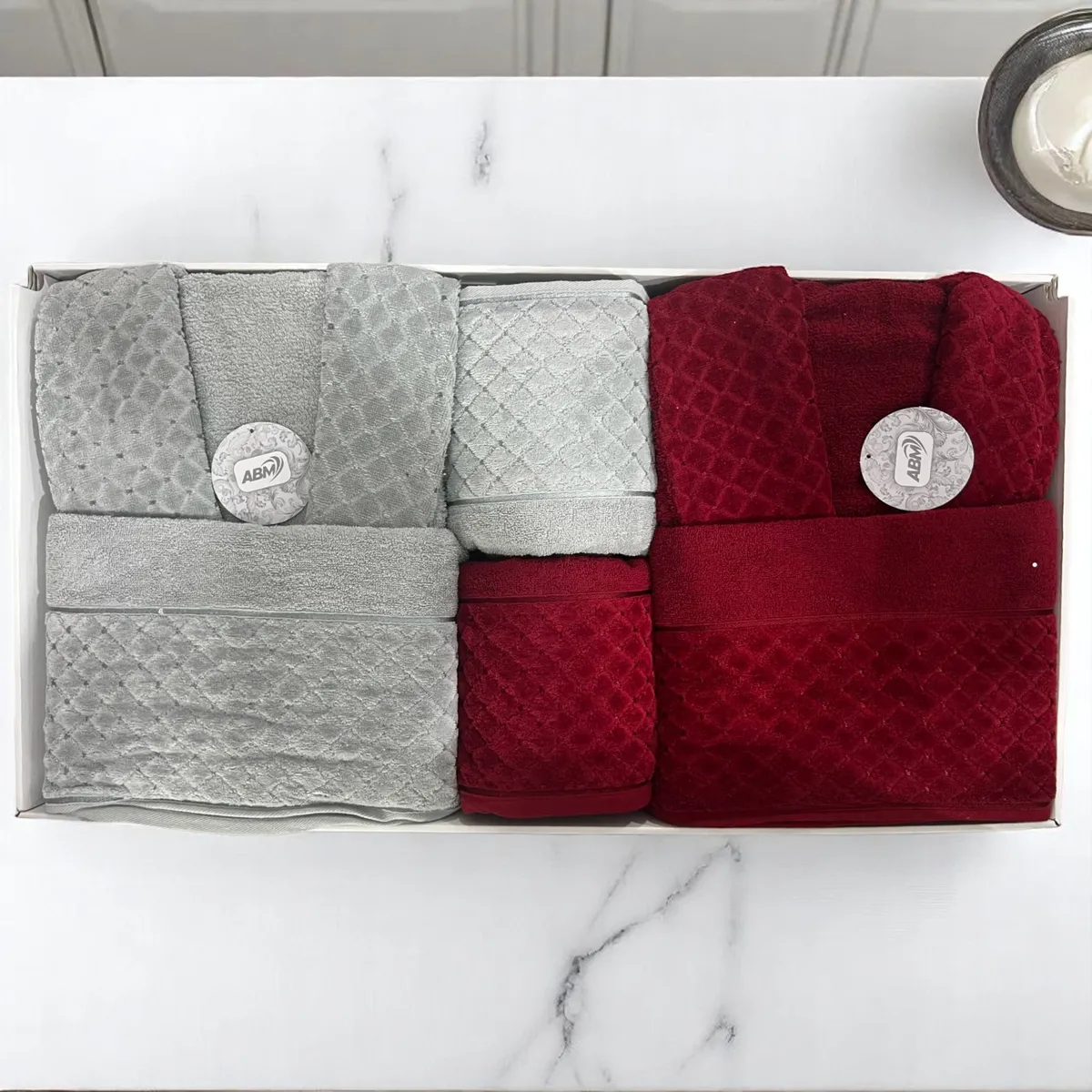 Cap de bain Homme et Femme 6 Piéces Velour ABM