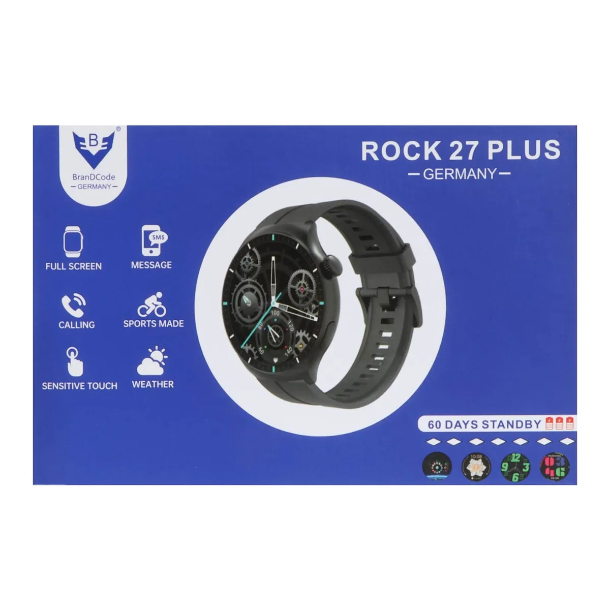 Montre connectée BrandCode Rock 27 Plus