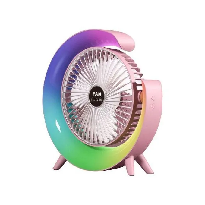 Ventilateur Sans-fil Avec Lumière Led 180° - T17-3-40P