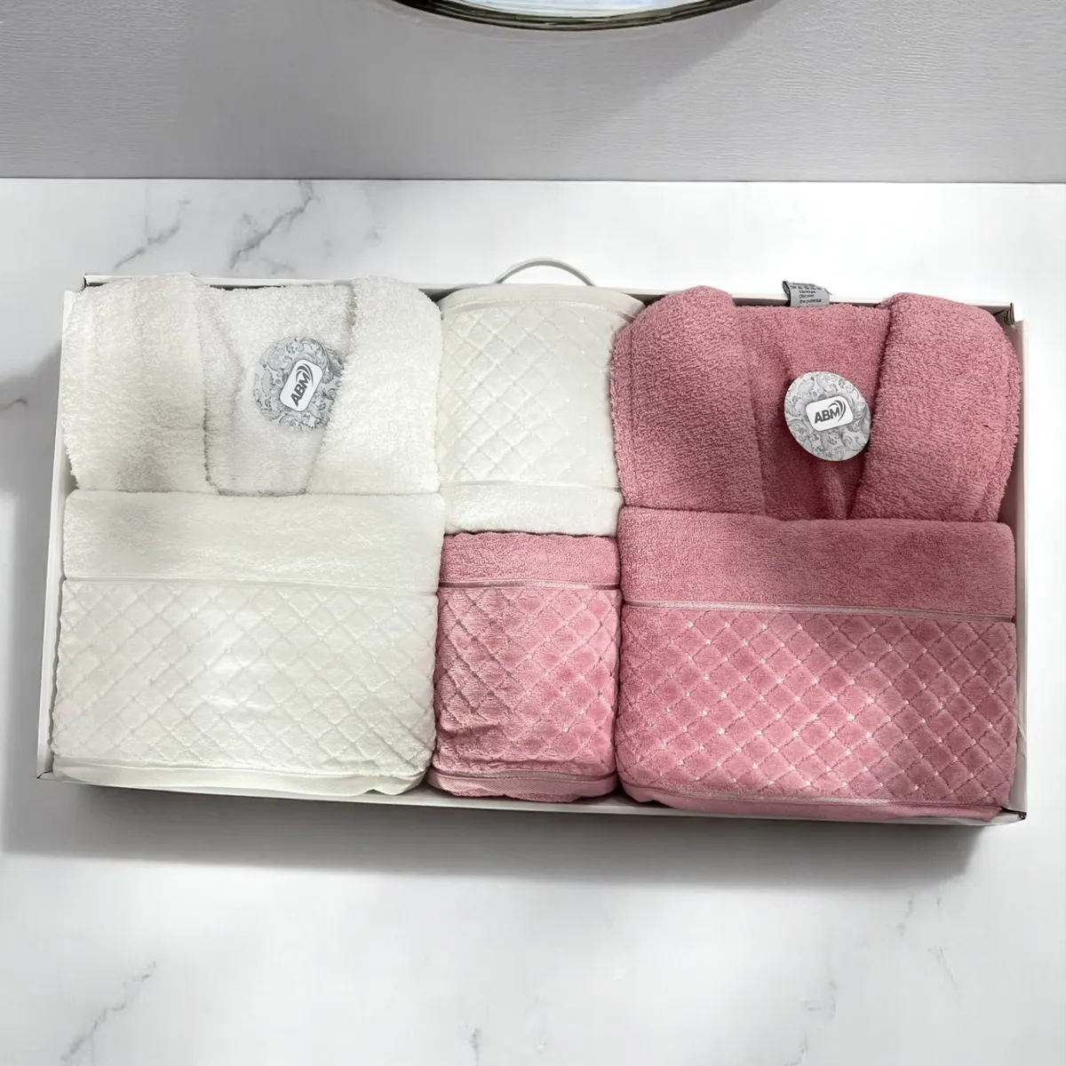 Cap de bain Homme et Femme  6 Piéces Velour ABM