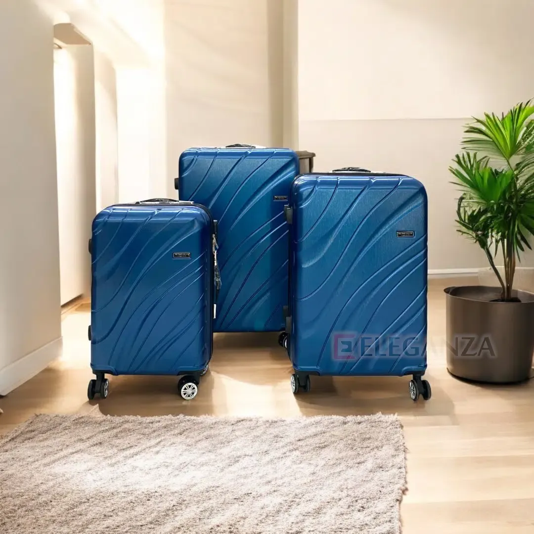 Série de 3 valises incassables - Bleu