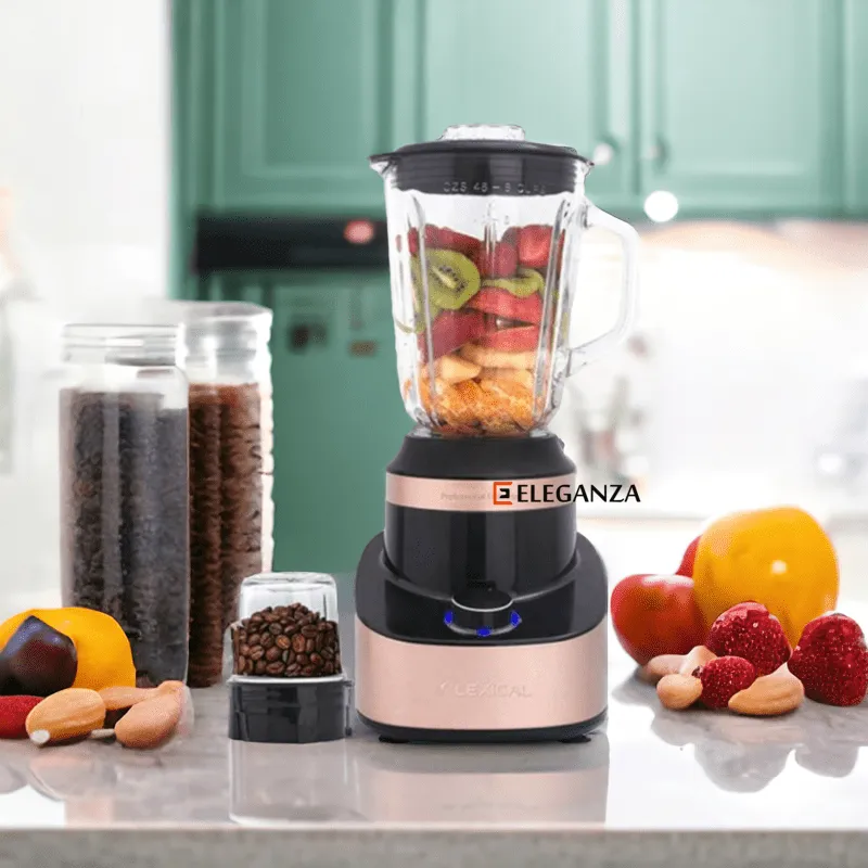 Blender 2En1 Lexical LBL-1504 - 600 Watts - 1.5 Litres - Bol en verre