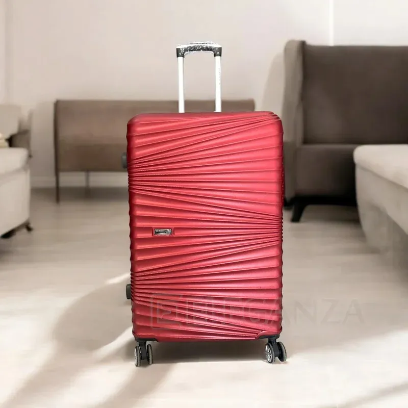 Série de 3 valises incassables - Rouge Bordeau