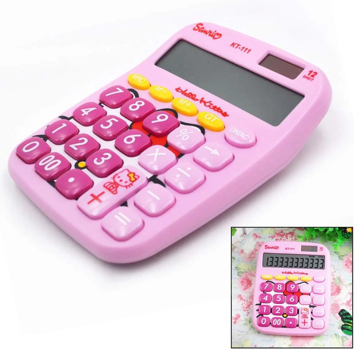 calculatrice solaire de bureau électronique avec grand écran à 12 chiffres