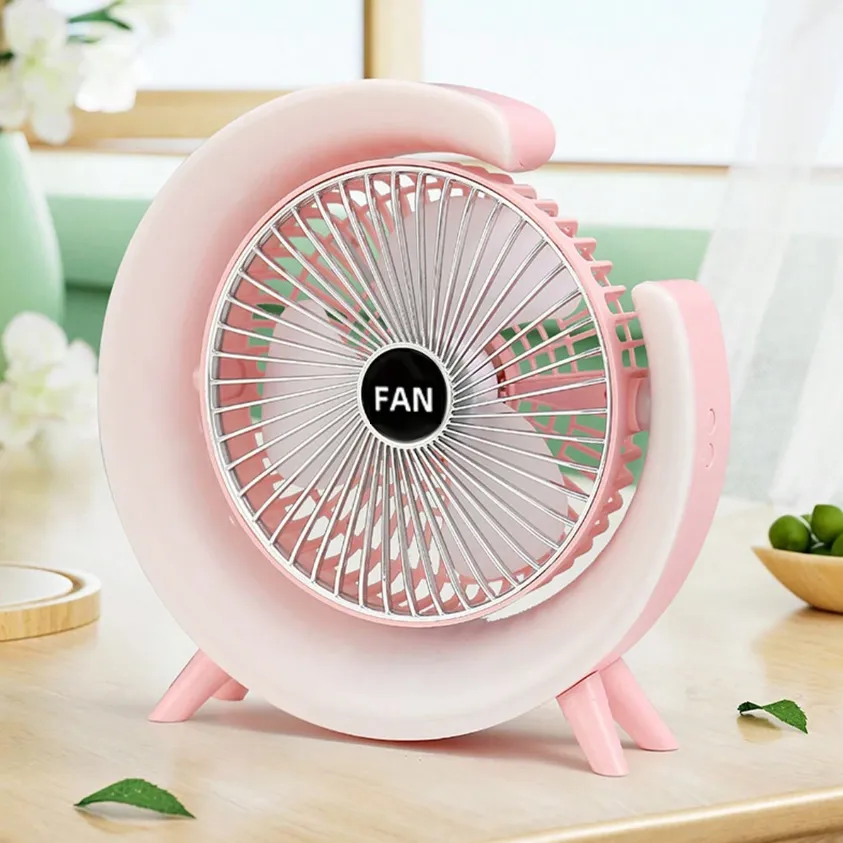 Ventilateur Sans-fil Avec Lumière Led 180° - T17-3-40P