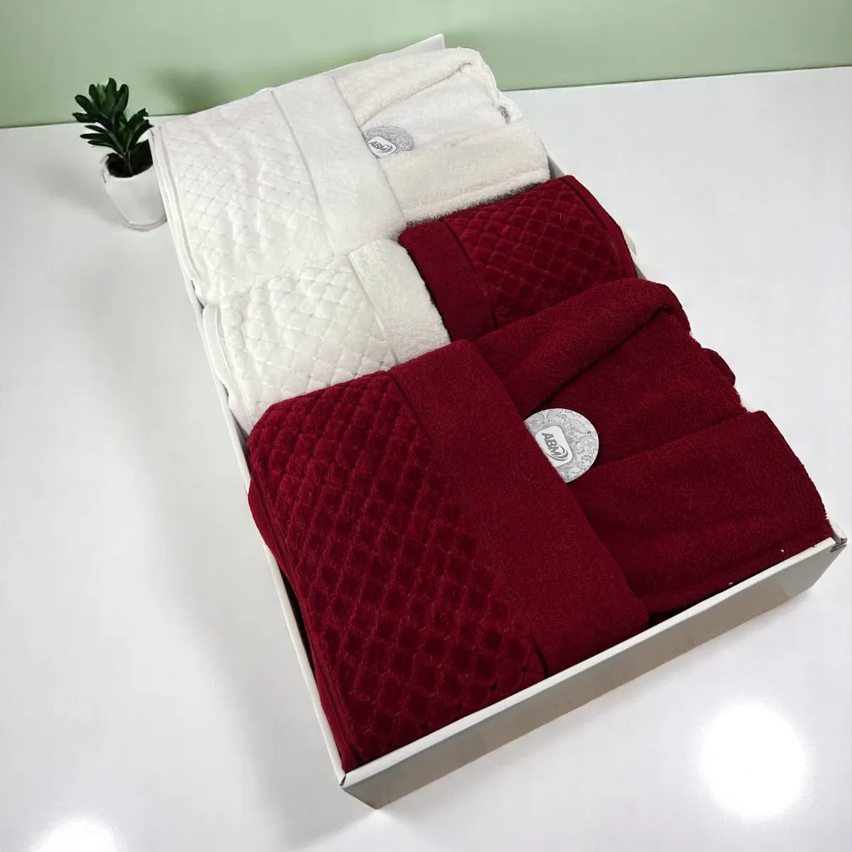 Cap de bain Homme et Femme  6 Piéces Velour ABM