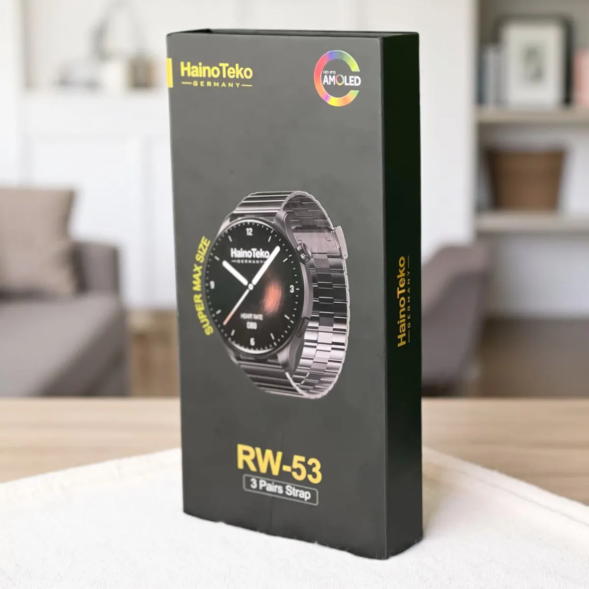 Smartwatch HainoTeko RW-53 - 3 Bracelets - Écran AMOLED