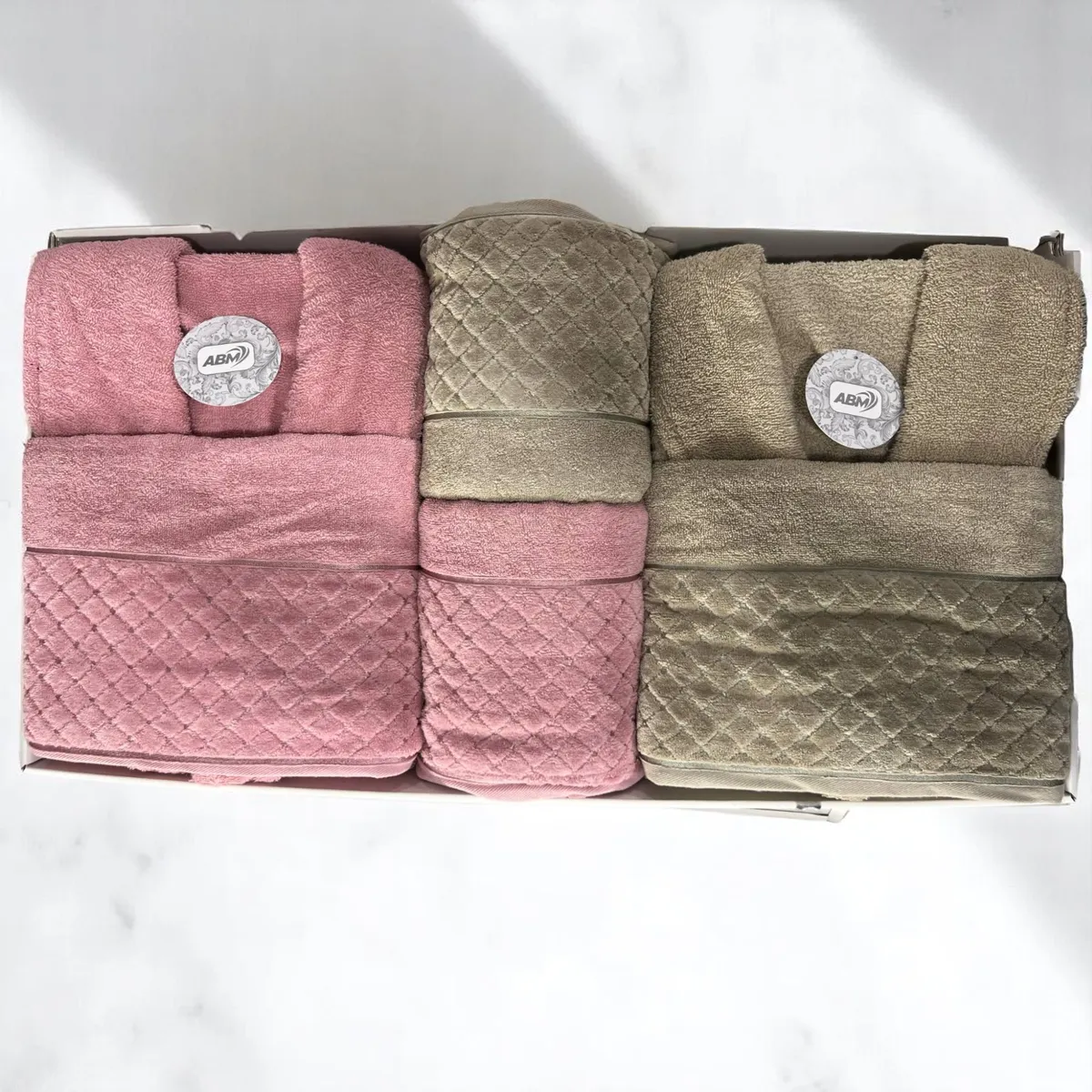 Cap de bain Homme et Femme  6 Piéces Velour ABM