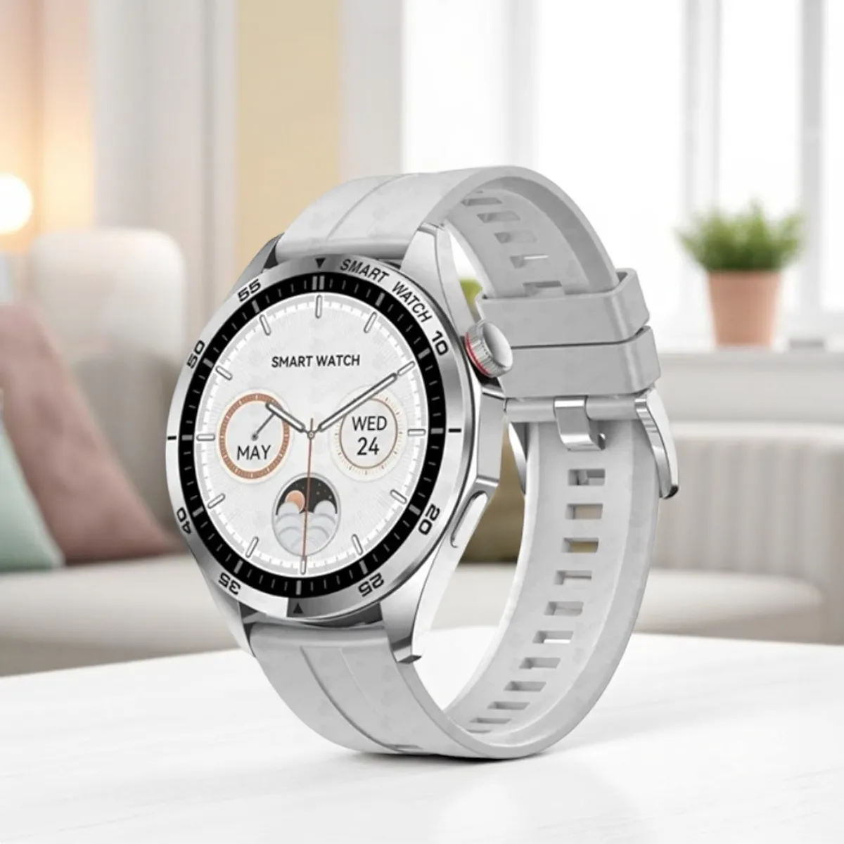 Smartwatch HainoTeko GT4 (RW-44) - 3 Bracelets - Écran AMOLED - Marron