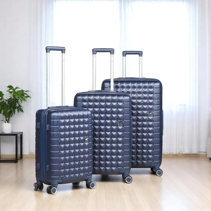 Série de 3 Valises en ABS bleu marine - ABM