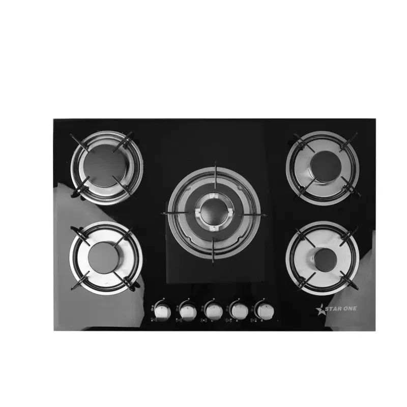 Plaque De Cuisson Encastrable STARONE ST-G801 5 Feux - Noir