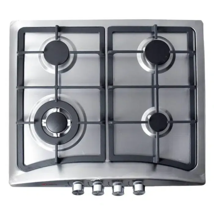 Plaque 4 feux inox DUNYA fond D-6033SC